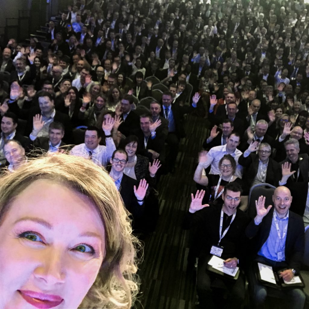 Julie Selfie at NSC copy - Julie Holmes